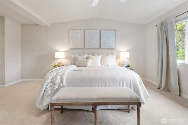 High ceilings here as well!