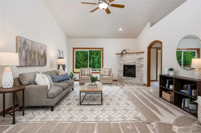 View as you enter the home.