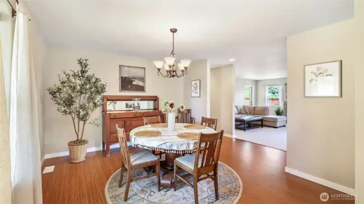 Bright, open floor plan.