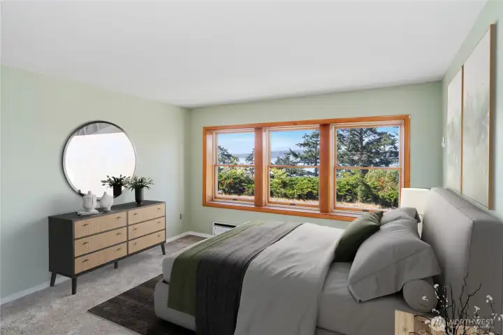 Lower level bedroom