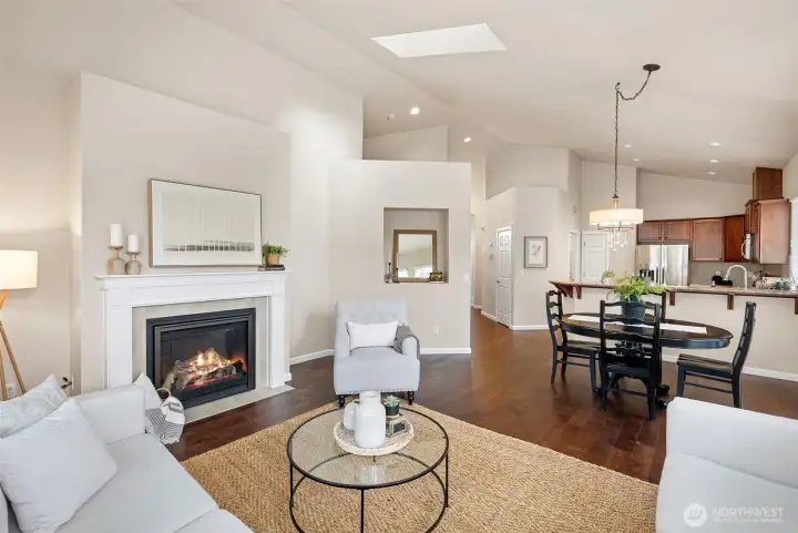 Wide open living spaces blended in a way for optimum enjoyment.