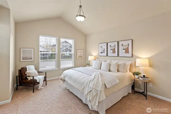 Bedroom 2 - repeat: space, storage and ensuite.