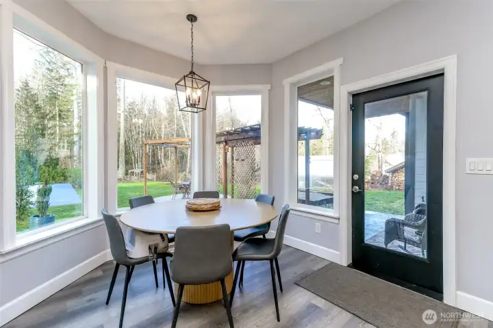 Kitchen with eating space