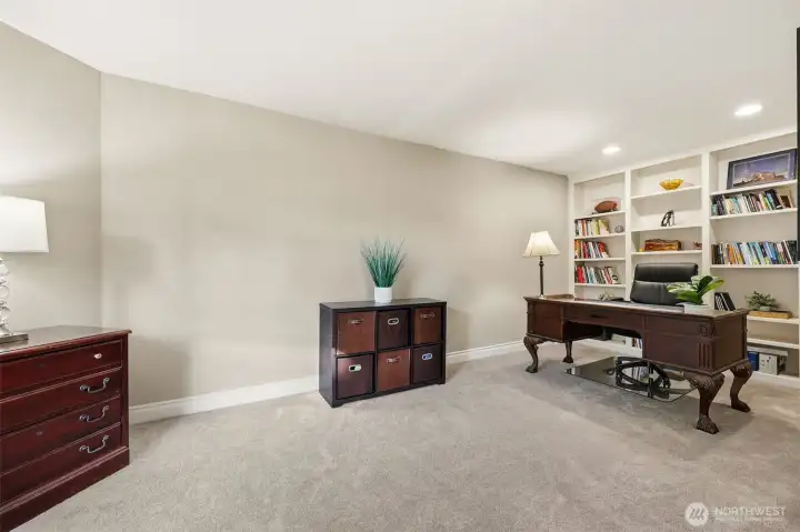 Main floor office can be converted into a mainfloor guest bedroom if needed.