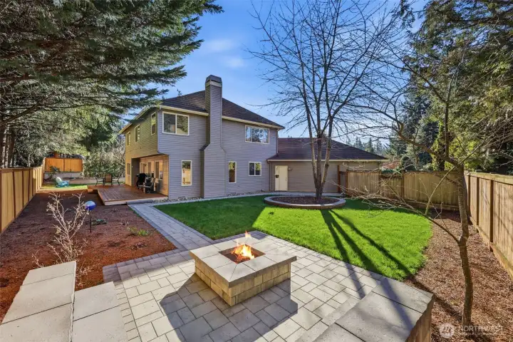 New Firepit and gathering area