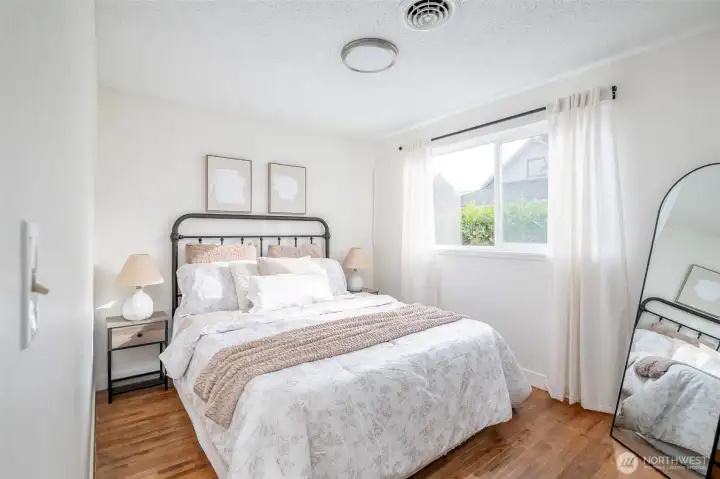 Bedroom 3 with southern views.