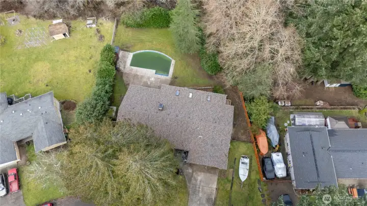 Over a 1/3 acre lot.  Wow!