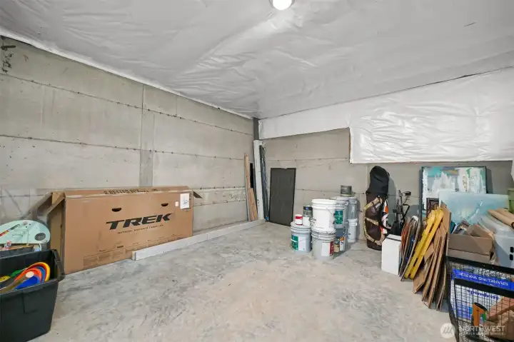 Lower level dry storage room.