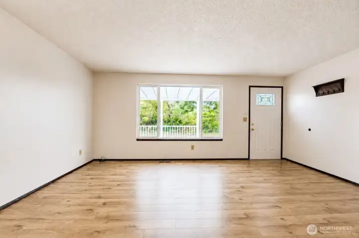 Living Room facing door from Dining area