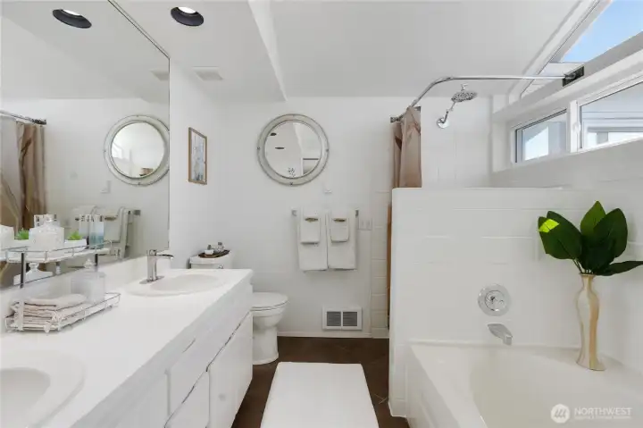 Master Bath Area feels like your own Private Spa Area w/all the Natural Light