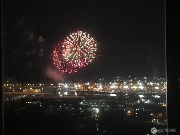 Fantastic 4th of July from every angle here, or enjoy it from inside!