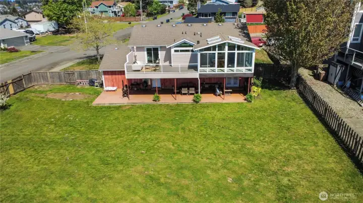 Arial View of Back  Exterior