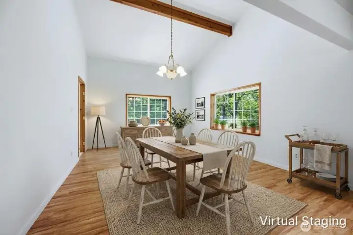 Virtually Staged Dining Area~