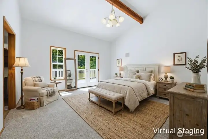 ~Virtually Staged Primary Bedroom~