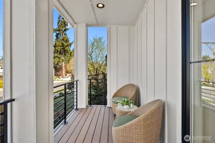 Cozy front porch