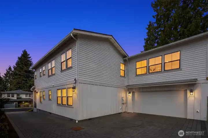 Two car garage