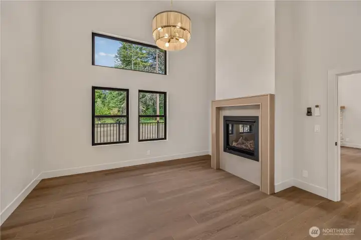 Primary Bedroom with fireplace