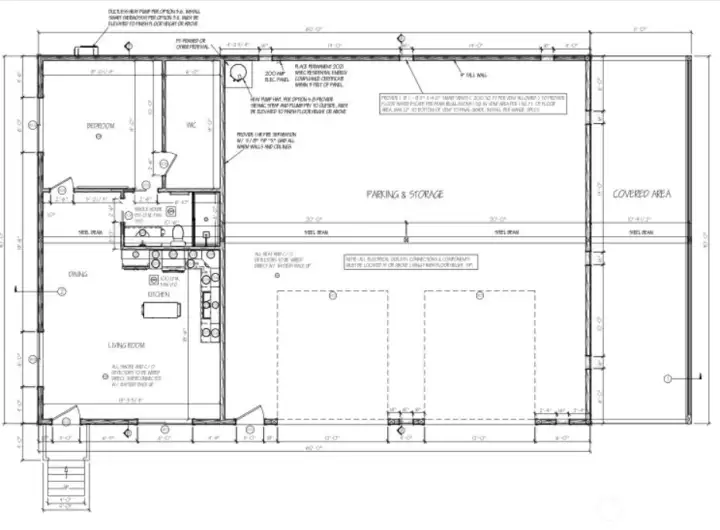 40x60 Shop and ADU fully permitted and ready to build