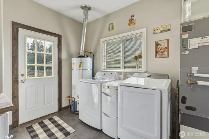 Laundry room.
