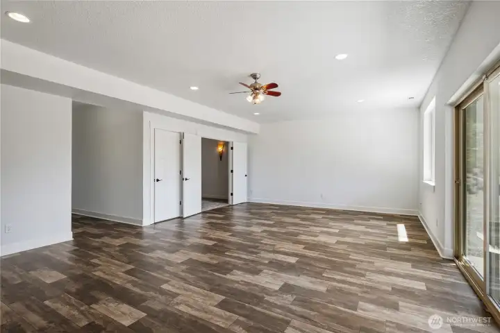 daylight basement rec room