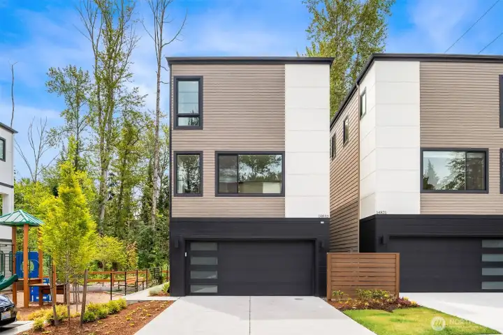 North-facing corner homesite next to the community playground, filled with abundant natural light!