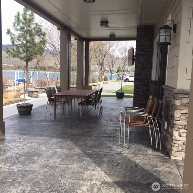 Bring the gang for a picnic in front of the big outdoor screen...there is always a game on somewhere!