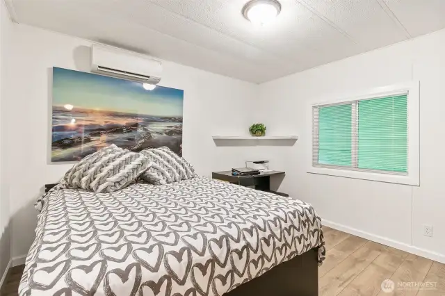 Bedroom two with a spacious closet.