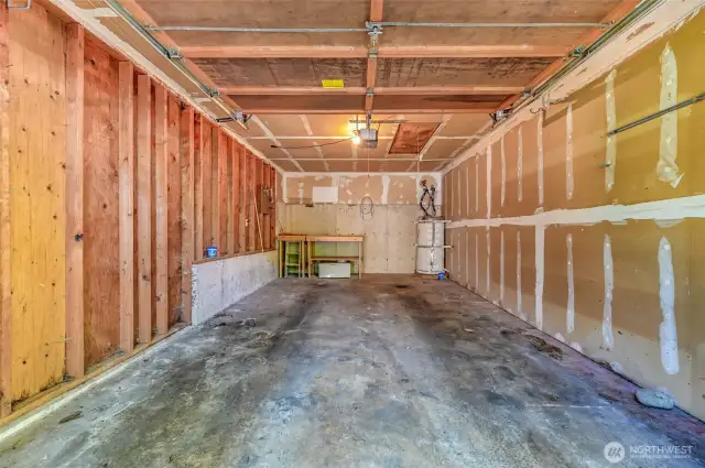 Inside your private garage