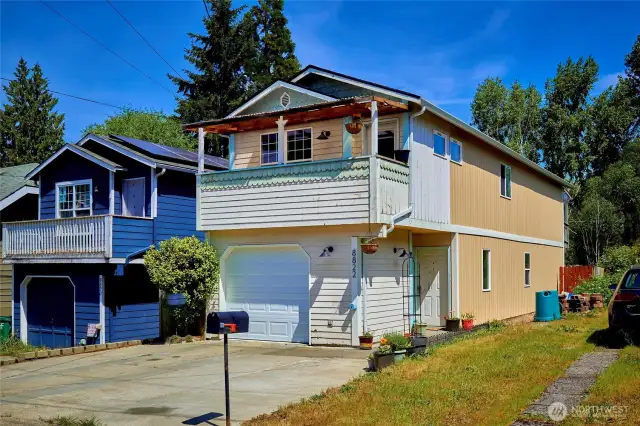 Front/Side view of home