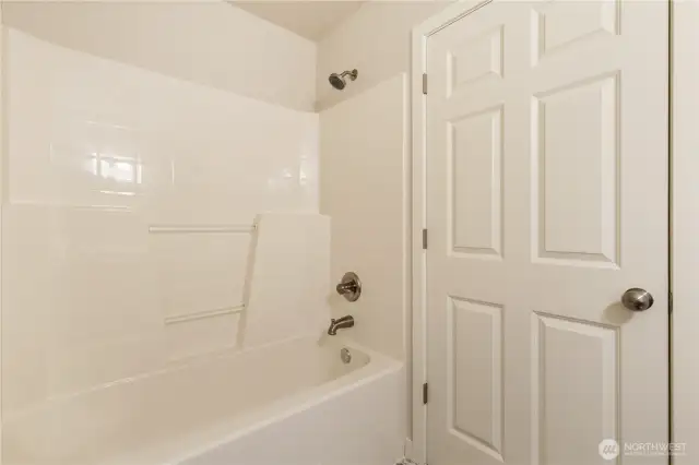 Lower Bathroom - Door leads to Utility Room
