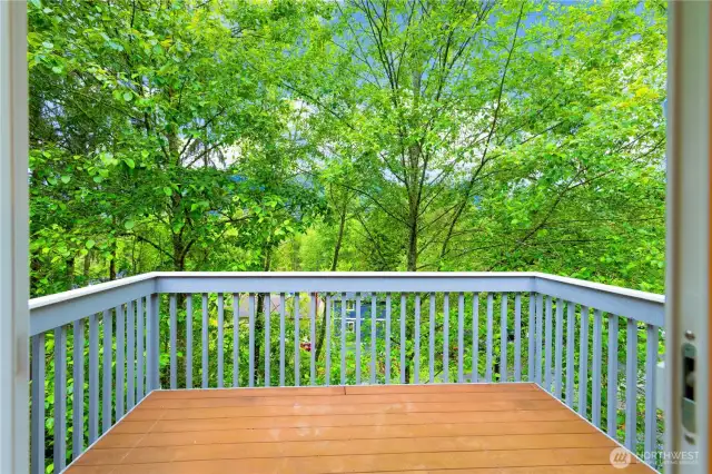 Deck off Kitchen/Dining Room