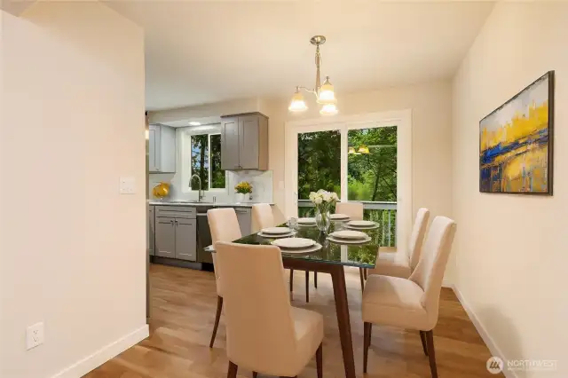 Dining Room Virtually Staged