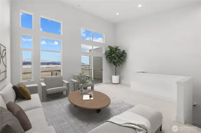Upper-level living space