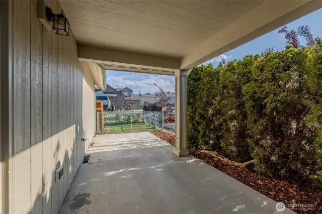 Private patio
