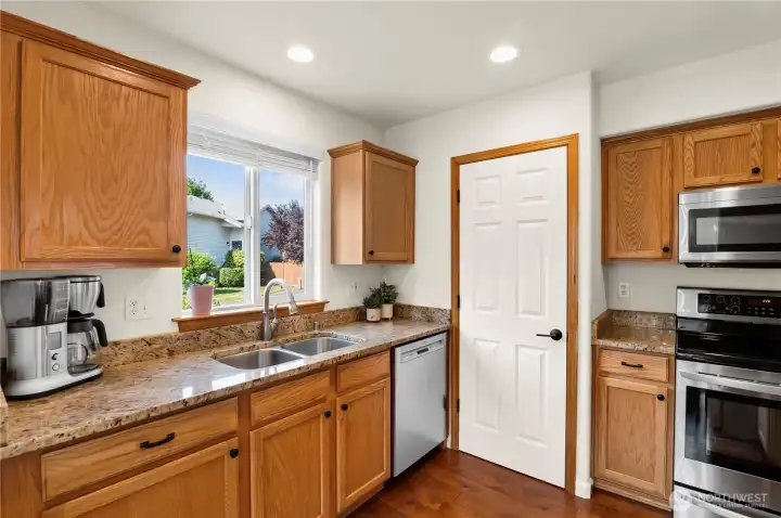 Large, fully updated kitchen with SS appliances.