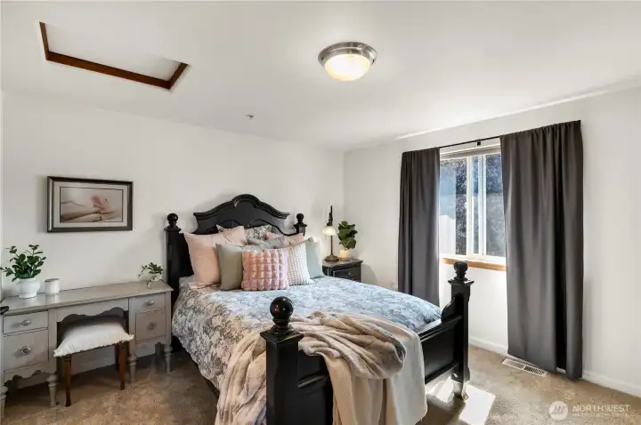 HUGE primary suite with walk in closet and beautiful en suite.