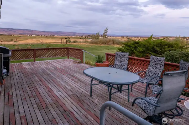Enjoy the outdoors on the 3/4 wrap deck