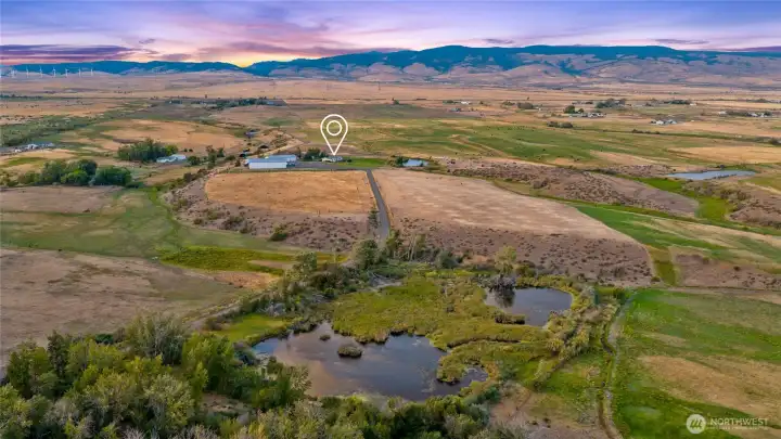 95.8 acres of land, perfect for hunting, wildlife, livestock. 79 irrigable acres and high-quality alfalfa and orchard grass. Lease for hay or use for your animals.