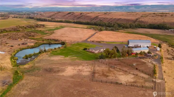 95.8 acres of land, perfect for hunting, wildlife, livestock. 79 irrigable acres and high-quality alfalfa and orchard grass. Lease for hay or use for your animals.