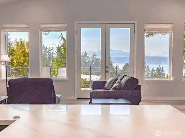 A wondrous view to enjoy in the great room!
