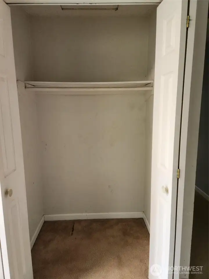 guest closet by the front door.