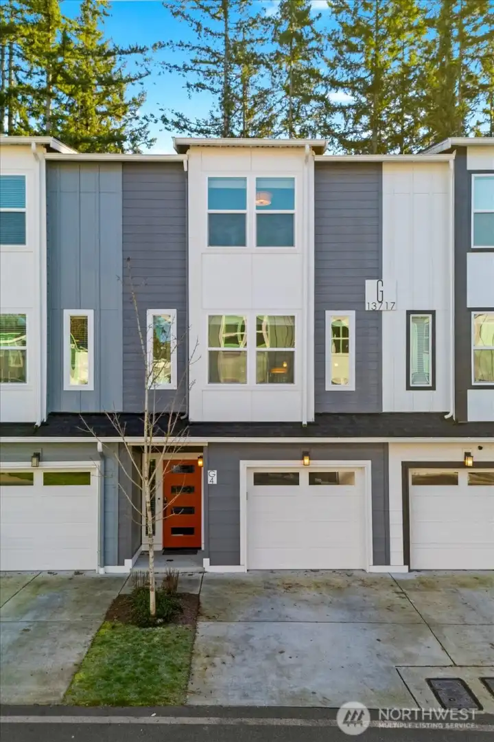 1 car garage & driveway parking.