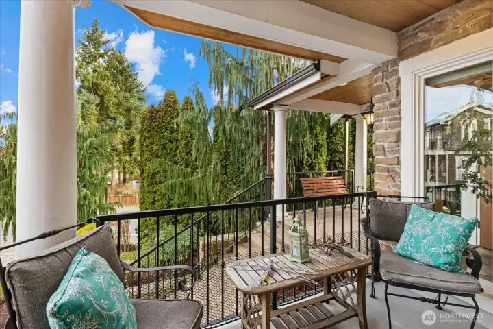 Main floor deck area