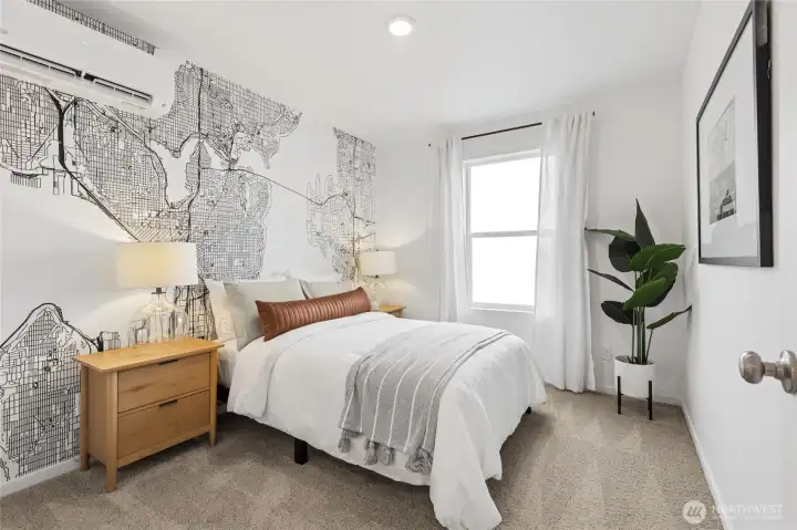 2nd bedroom.Photo is for representation purposes only