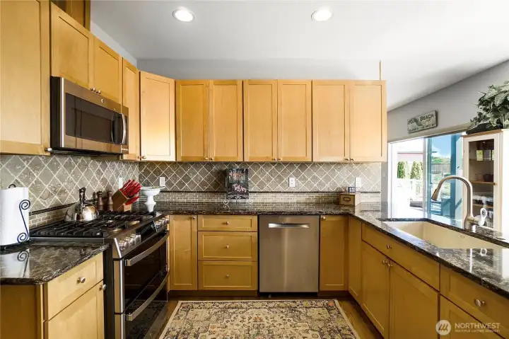 Gas Range/Double oven