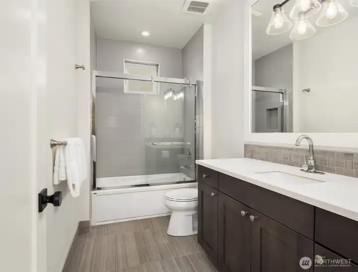 Hall Bath on Upper Level