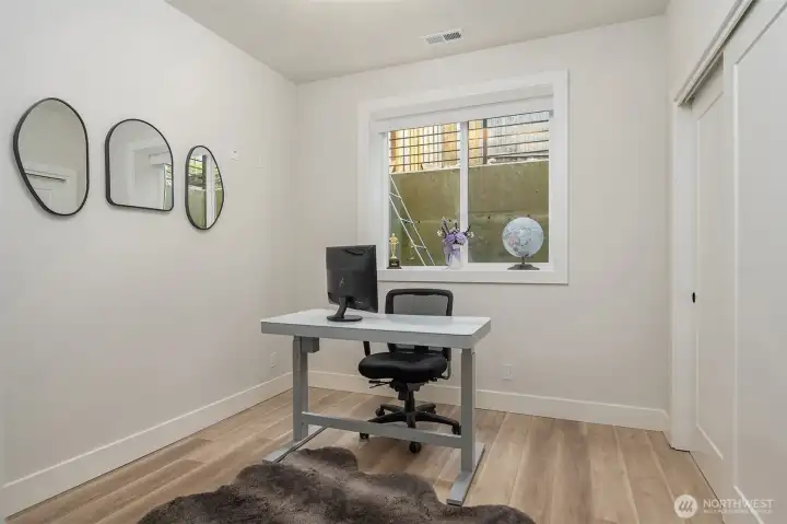 Den/Bedroom in Basement