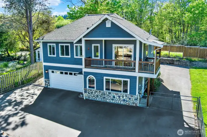 Rare water view home in small gated enclave