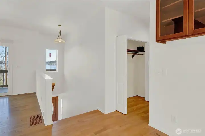 Upper level main living area (stairs from main level entry)