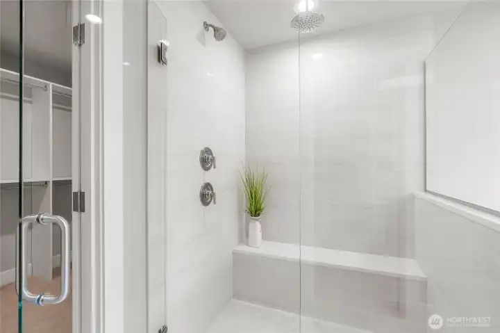 Primary bedroom shower Primary bedroom shower